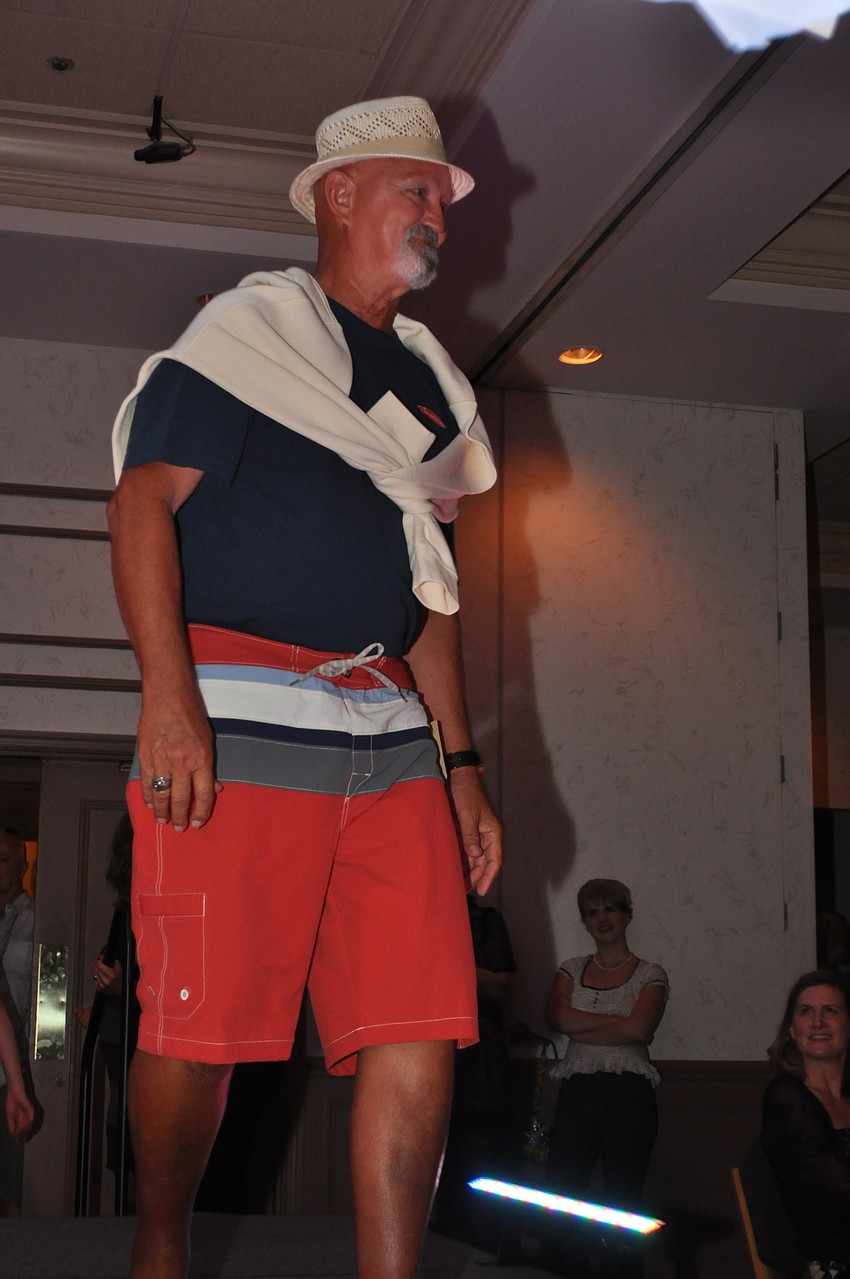 All of the models in the fashion show were Parkinson patients or their caregivers, family members or friends.