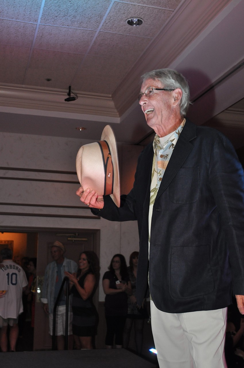 All of the models in the fashion show were Parkinson patients or their caregivers, family members or friends.