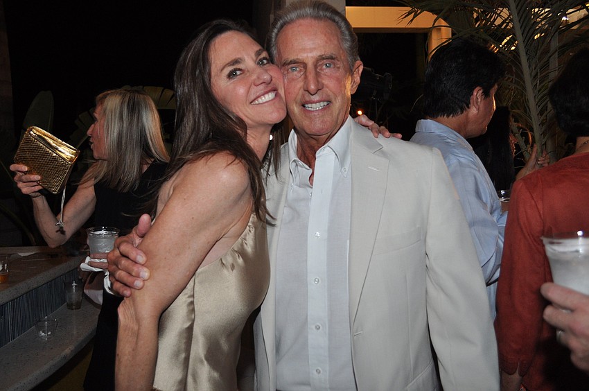 Elizabeth Pitts with her father, John Pitts