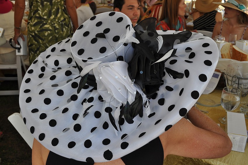 Almost every woman wore a hat.