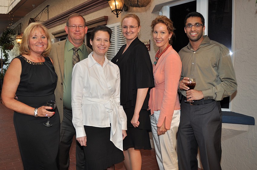 Keri and Steve Hockett, Candace Correa, Sarah Hoffe, Dr. Gray Swor and Nikhil Rao