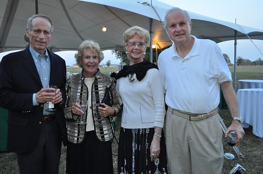 Howard and Frances Jacobson with Barbara Staton and Bob Cutler