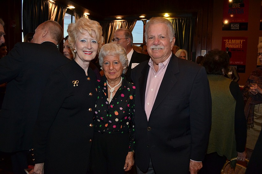 Christine Jennings with Marilyn and Irv Naiditch