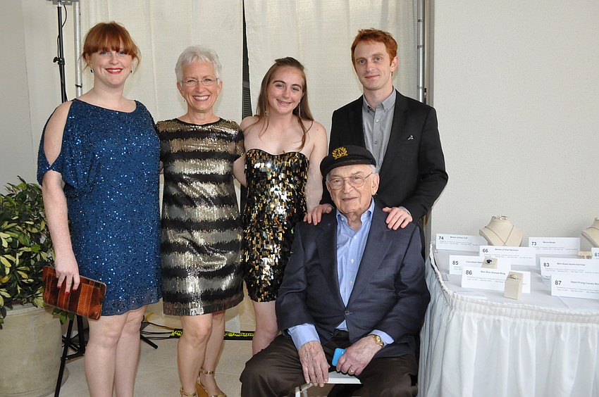 Megan Kane-Hartnett, Betsy Kane-Hartnett, Liza Kane Hartnett, Jesse Kane-Hartnett and Stanley Kane