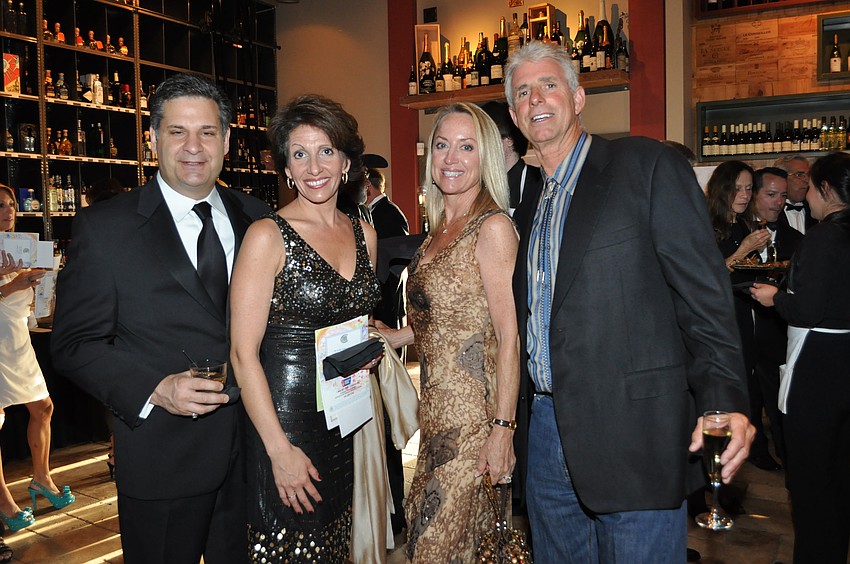 Eddie and Michela Kapreilian with Tracy and Bill DeRamo