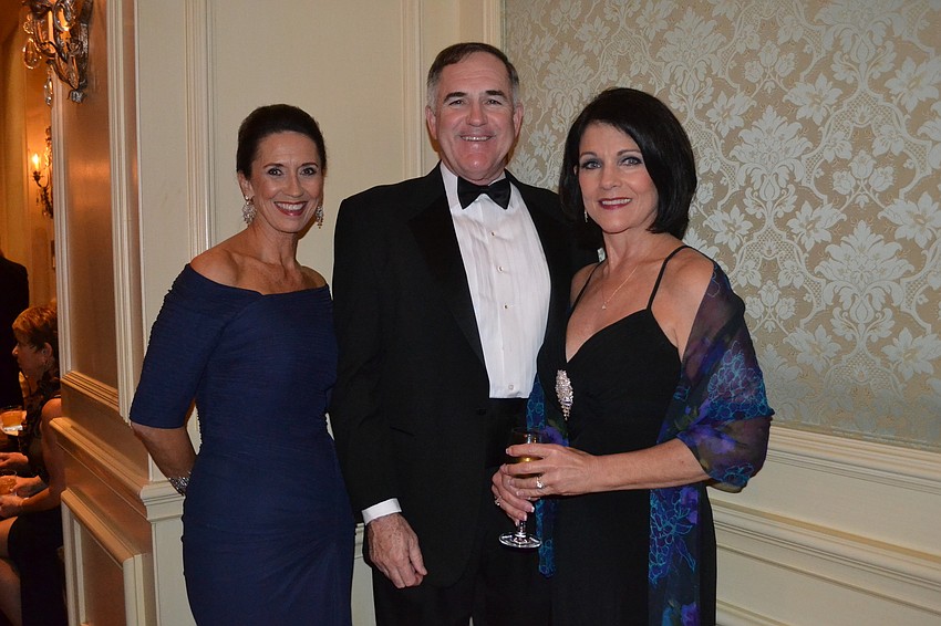 Mary Kenealy-Barbetta with Shawn and 
Beth Keefe