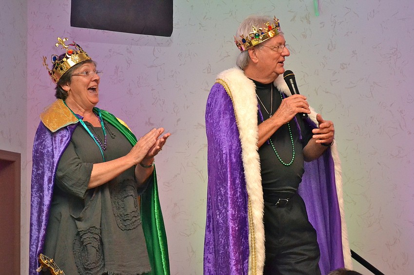 Peggy and Rev. Don Roberts were crowned as the queen and king of this year's event.