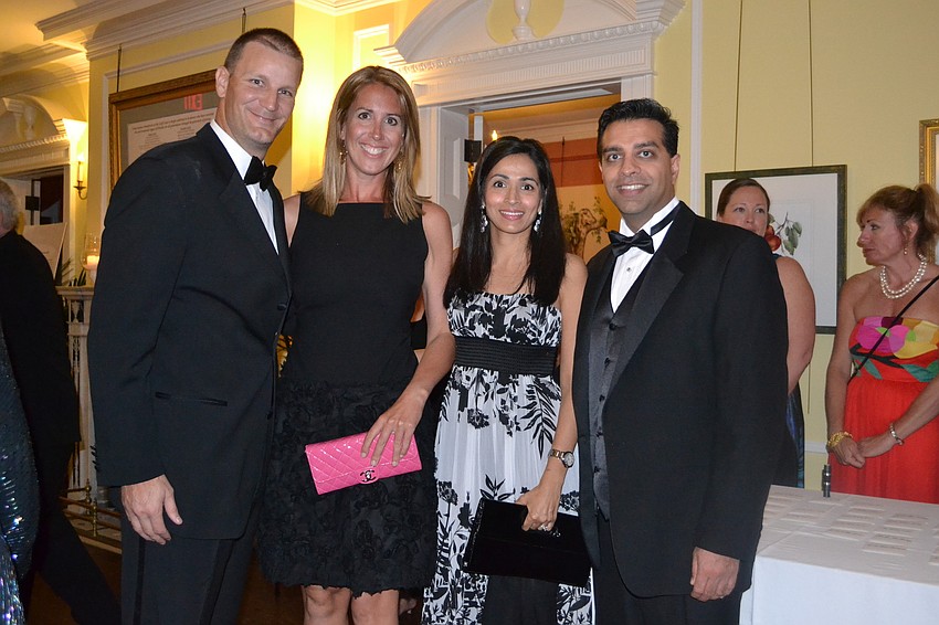 Judge Krug and Sherri Vitale with Rimi and Arun Khazanchi