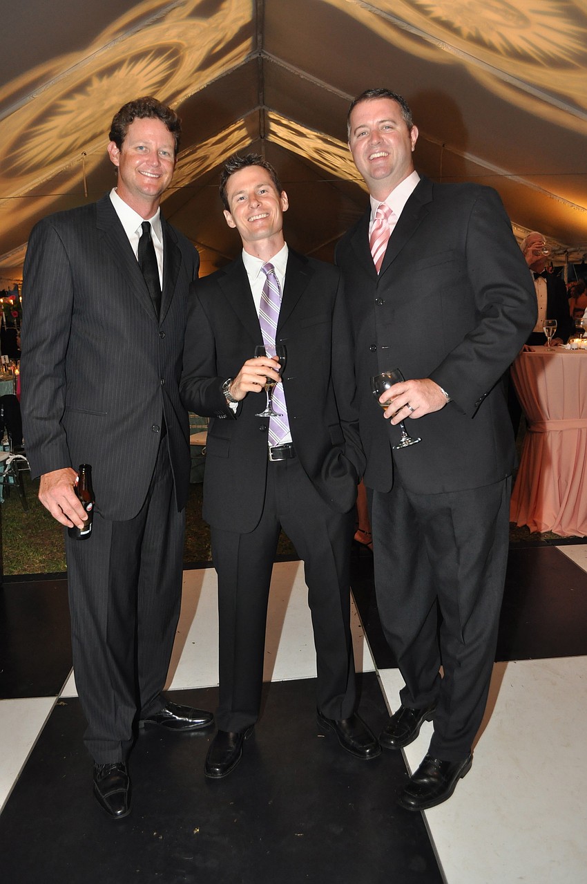 Kyle Snyder, Eric Piazza and Kevin Curtis