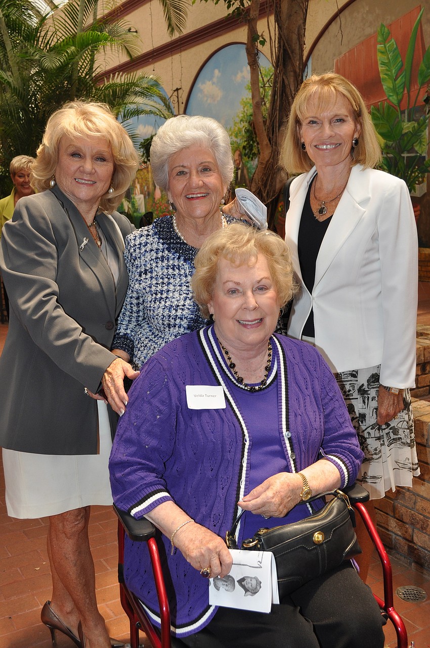 Marilyn Lee, Peggy Wilhelm, Velda Turner and Peg MacLeod