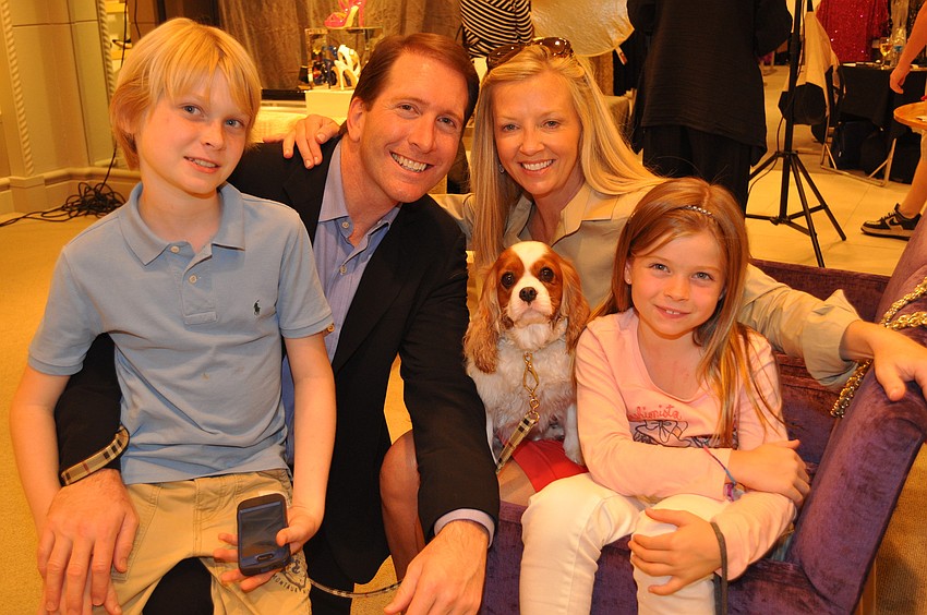 William, Dr. William, Ella and Crystal Lahners with Gracie