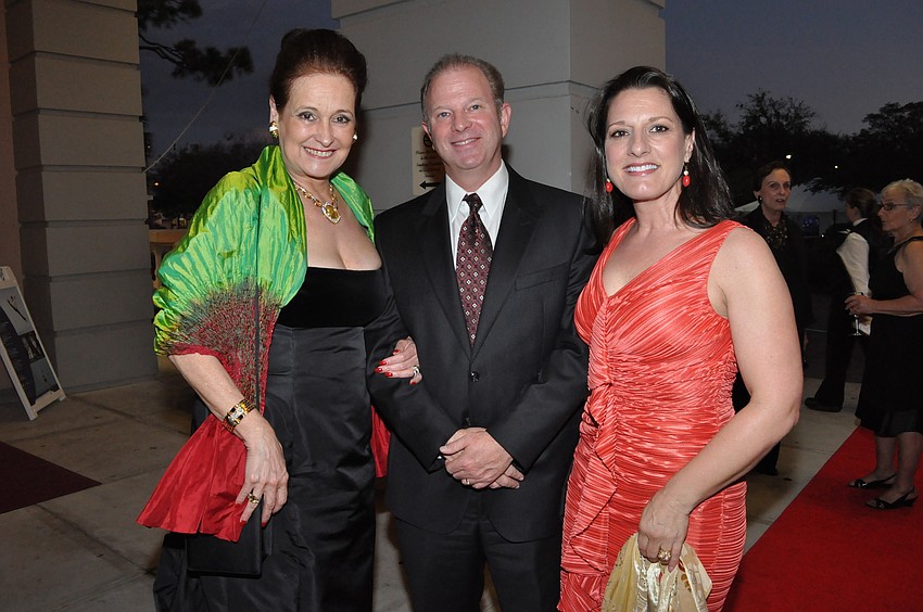 Flora Major with Ric and Gina Gregoria