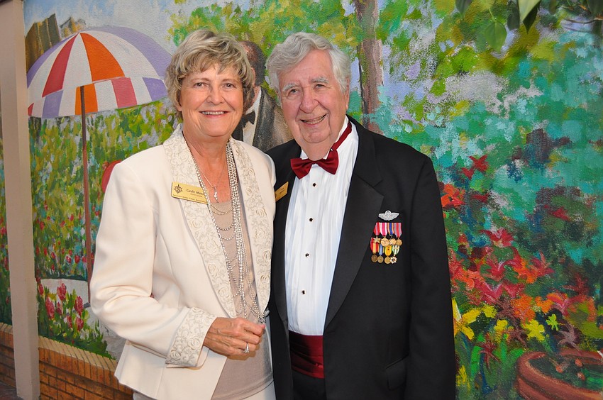 Gayle Maxe and Sarasota Sister Cities President Tom Halbert