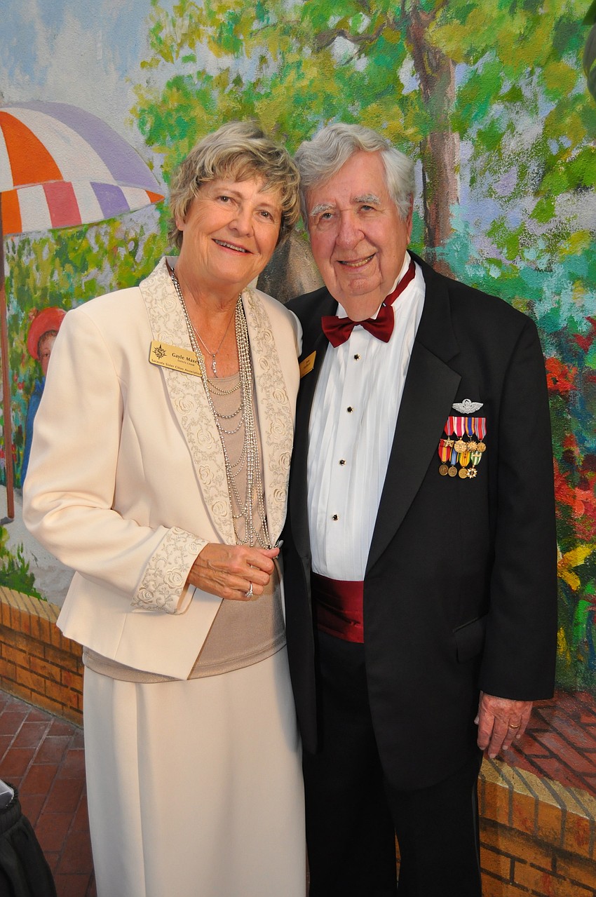 Gayle Maxe and Sarasota Sister Cities President Tom Halbert