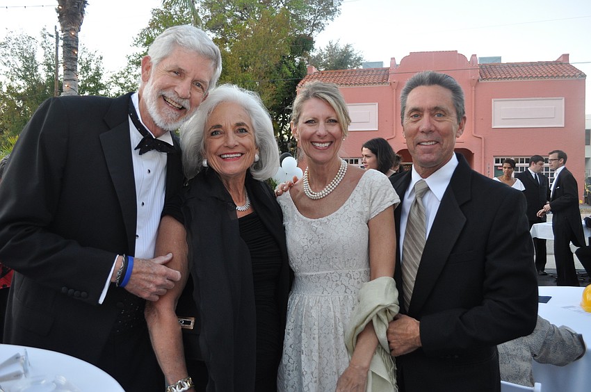 Dennis and Graci McGillicuddy with Rodger and Patricia Courtois