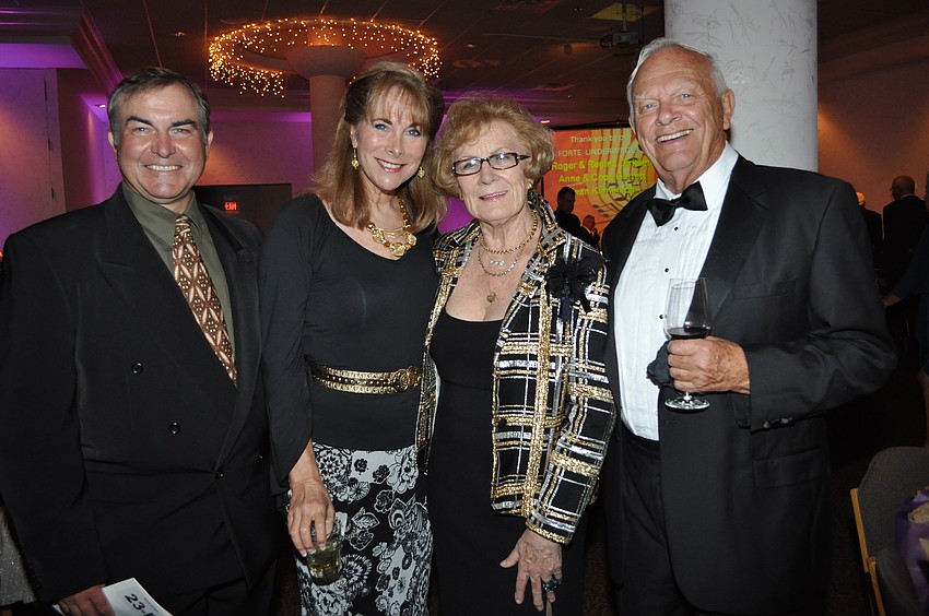 Patrick and Lydia McKenzie with Vlatka Ivanisevic and Frank Von Allmen