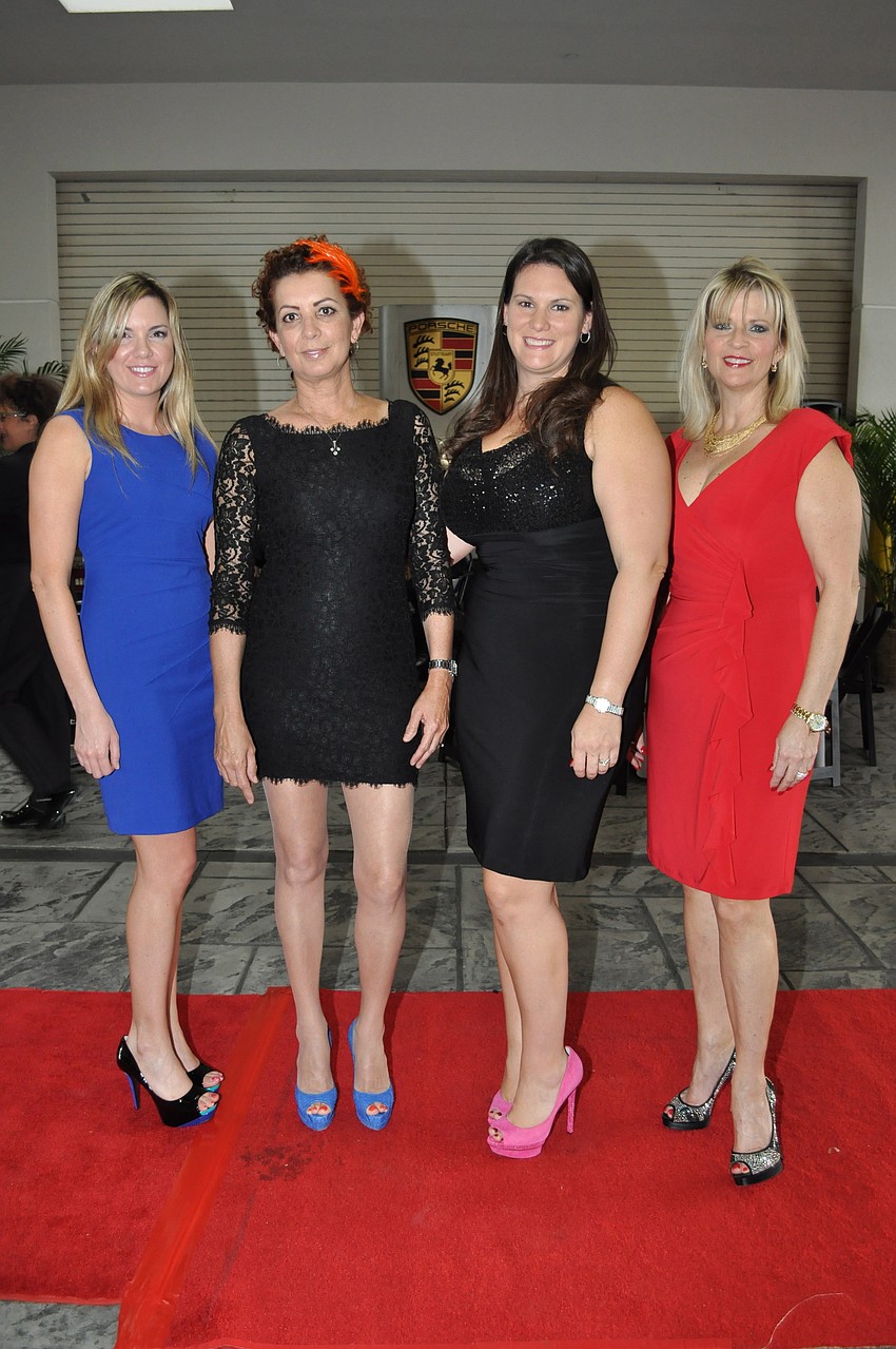 Jackie Meeker, Lourdes Castillo, Joann Koontz and Liz Klements