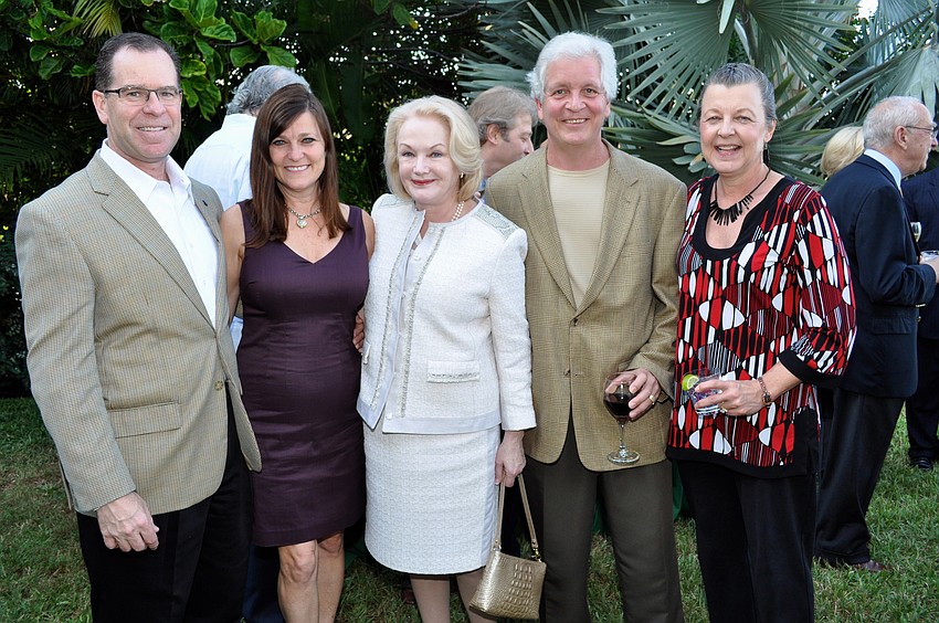 Shaun and Wendy Merriman and Monica Slater Van Buskirk with Ed and Cathy Bertha