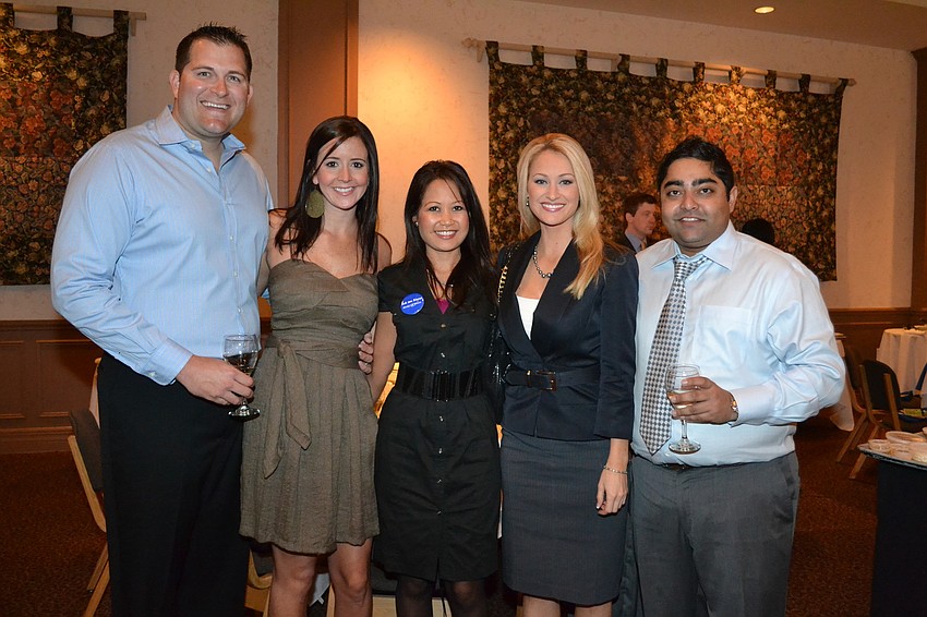 Dustin and Lindsey Meshberger, Joann Solnoki and Lauren Dorsett