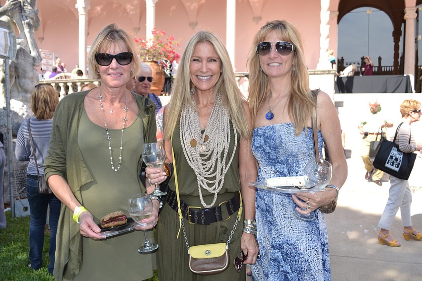 Nancy Mina, Lynn Barrie and Silke Busche