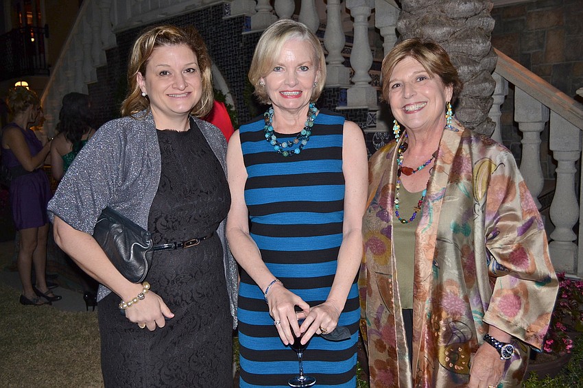 Tricia Mire, Chris Currie and Beverly Bartner