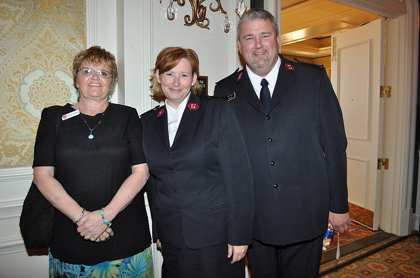 Betsey Newell with Jennifer and Jim Spencer