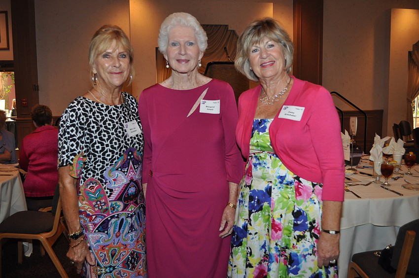 Mary Lou Nicholson, Margaret Arnold and Jenny Gries Haber