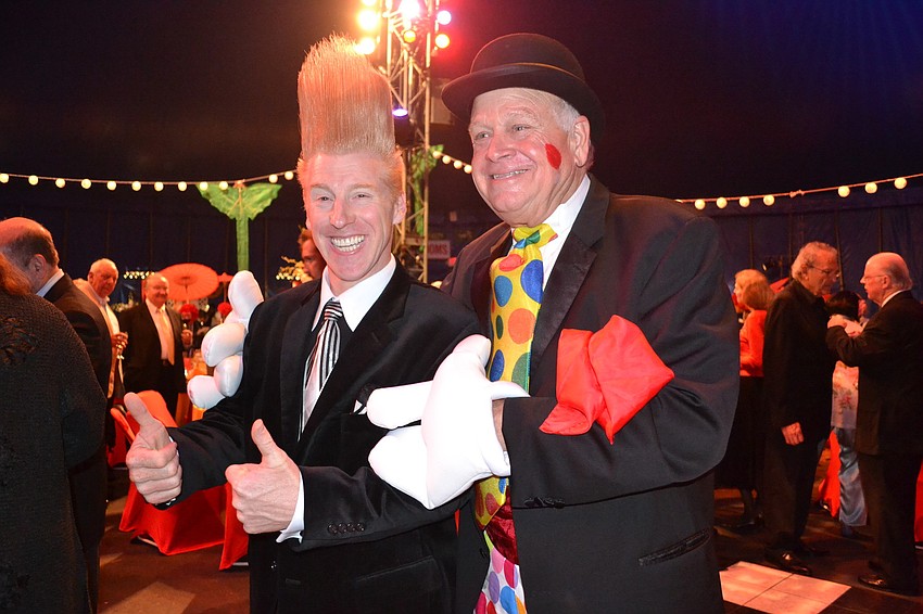Bello Nock and Doug Schuler