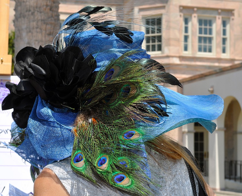 Almost every woman wore a hat.