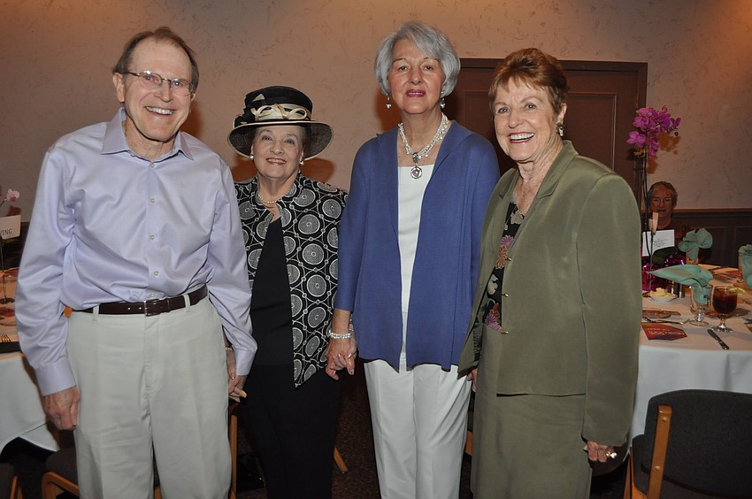 Charlie Peirce, Angel Algeri, Rosalie Peirce and Shirley Foss