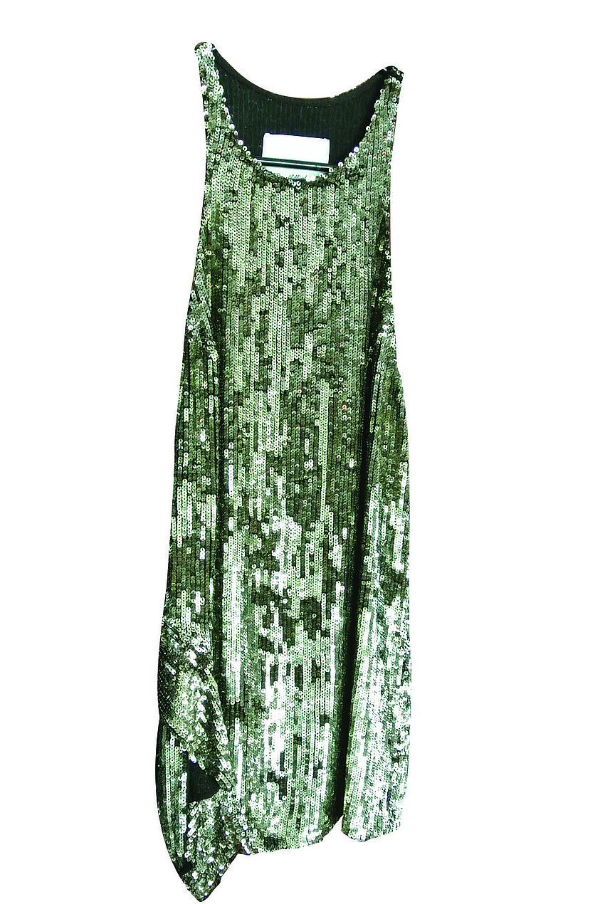 PHILLIP LIM SEQUIN TOP
<br><br>
â€œThis sequin top paired with black or blue skinny jeans is perfect for girlsâ€™ night out.â€