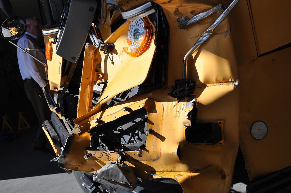 Schools Superintendent Tim McGonegal said the driver, Charles Robert Orr, was a substitute bus driver with five years of prior bus driving experience.