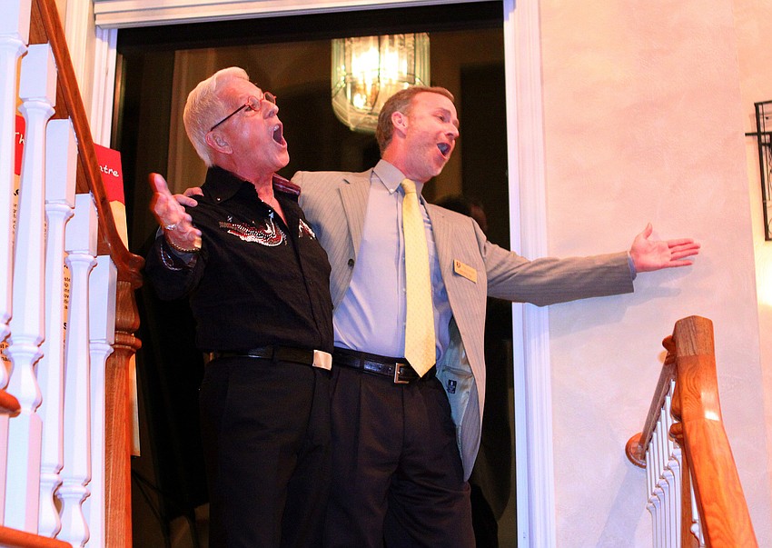 Jeffery Kin and Bob Trisolini performed their own version of Annie Get Your Gunâ€™s â€œAnything you can do, I can do betterâ€