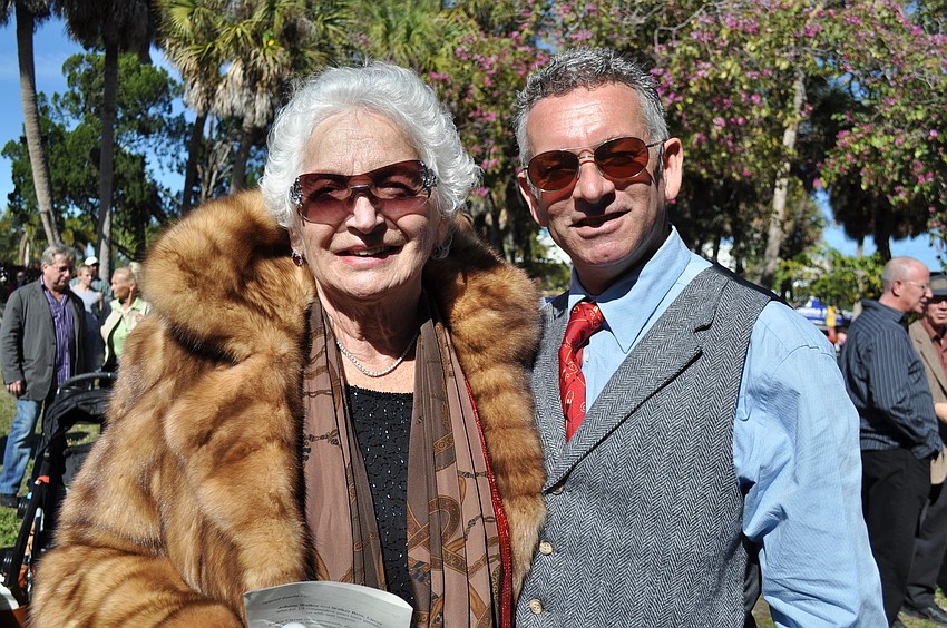 Helene Daidone and Mike Winn related to inductee Hans Winn