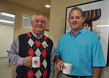 Board Member of St. Armands Circle Assoation Bill Carman and Kurt Hennard with Inland and Island Home Repair and Decorating