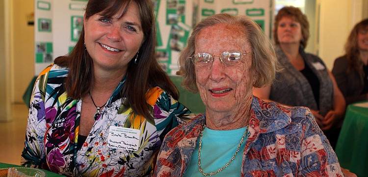 Barbara Banstra and Doris Van Nostrand of Bahia Oaks Lodge.