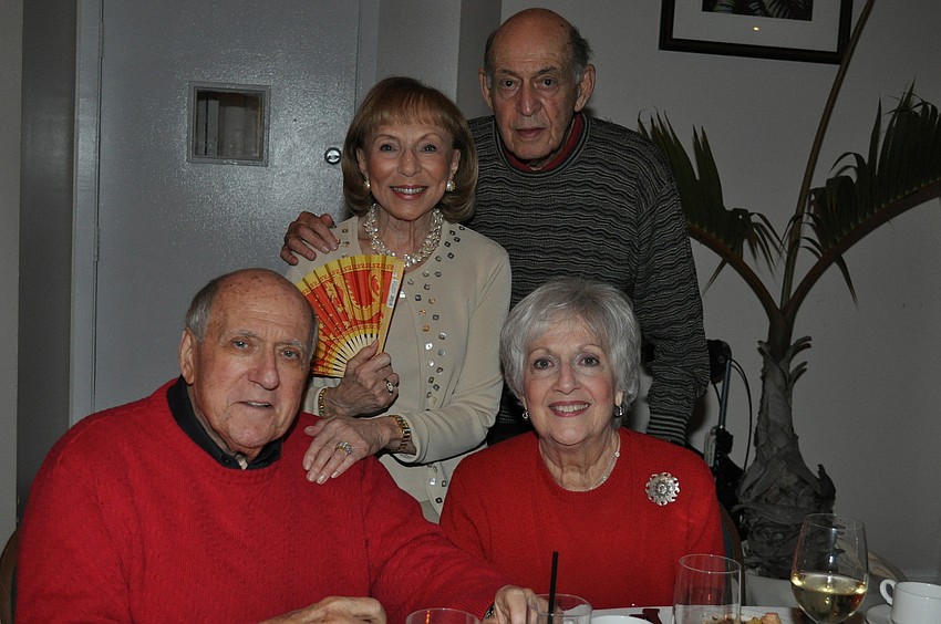 Albie Frank, Claire Spivack, Andy Frank and Stewart Spivack