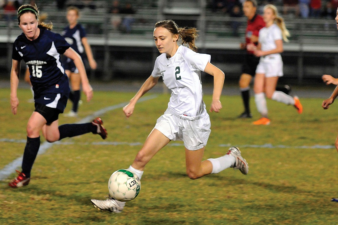 The number of district titles the Lakewood Ranch High girls soccer team has won after defeating Manatee 2-0 in the Class 4A-District 11 championship game Jan. 21.