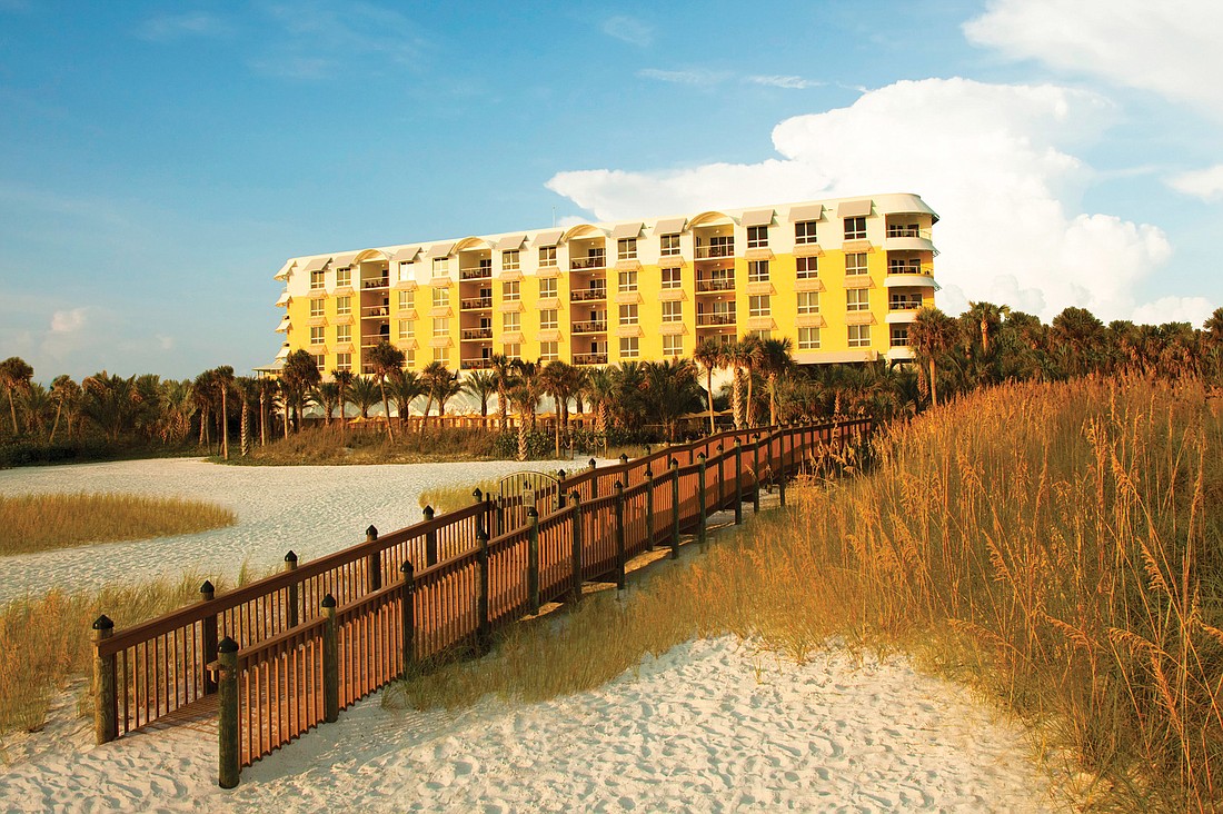 The Residences on Siesta Key Beach opened in 2009. Units in the six-story building range in size from 1,700 square feet to 2,600 square feet, and are priced from $785,000 to a little more than $2 million. Courtesy photo.