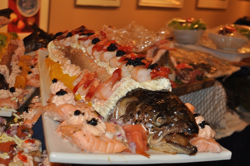 one of the fish displays