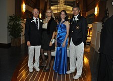 Phil Couture, Dana Magee, Courtney and Vice Commodore Lee Goodman