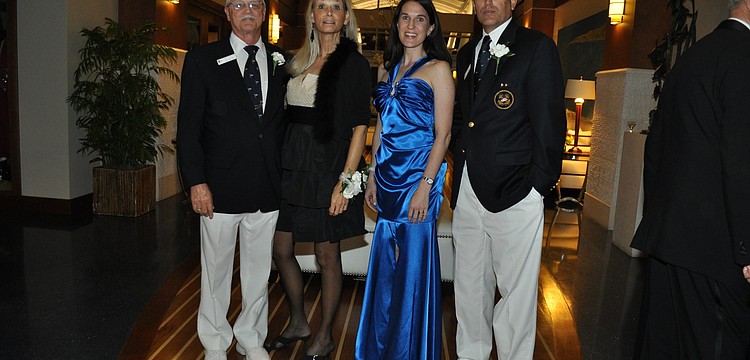 Phil Couture, Dana Magee, Courtney and Vice Commodore Lee Goodman