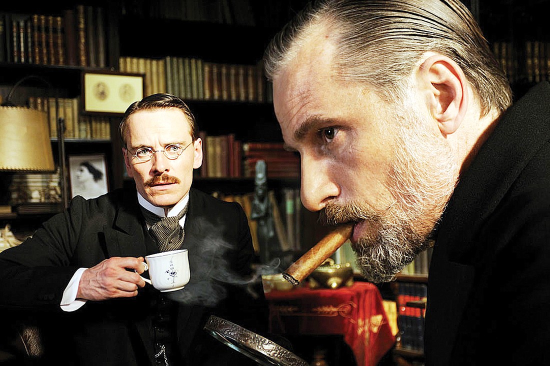 "A Dangerous Method" explores the relationship between Carl Jung (Michael Fassbender) and Sigmund Freud (Viggo Mortensen). Courtesy photo.