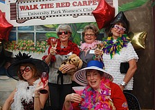 Clockwise from bottom left are: Candice Miller,  Barbara Romig Mary Conkllin, Carolyn Kluding and Barbara Stapleton.