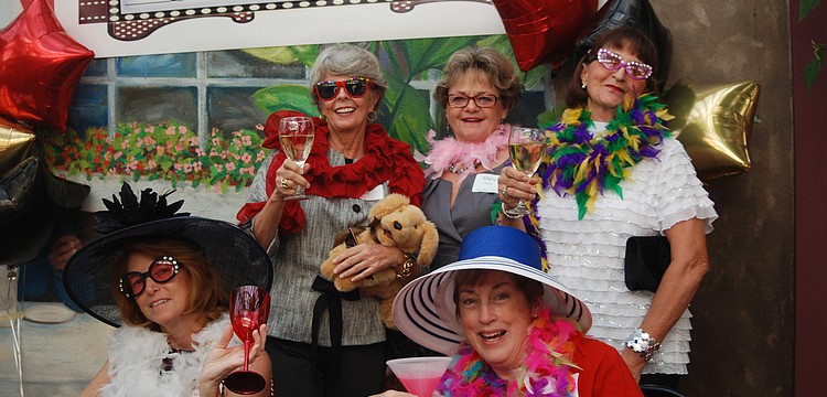 Clockwise from bottom left are: Candice Miller,  Barbara Romig Mary Conkllin, Carolyn Kluding and Barbara Stapleton.