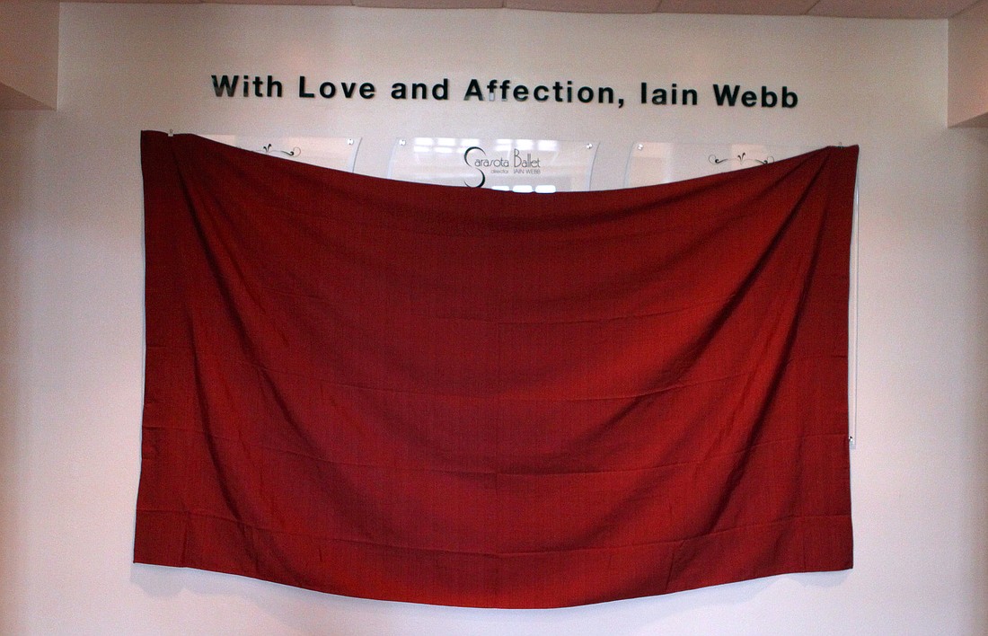 The donor wall was unveiled, Tuesday, Jan. 31, inside the lobby of the FSU Center for the Performing Arts.