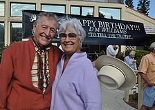 D.M. Williams with former commissioner and good friend Joan Webster