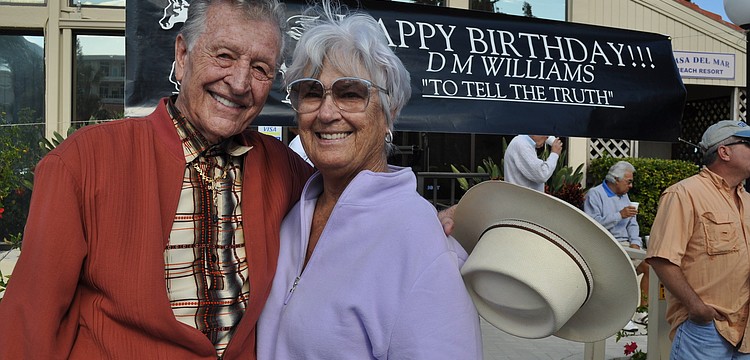 D.M. Williams with former commissioner and good friend Joan Webster