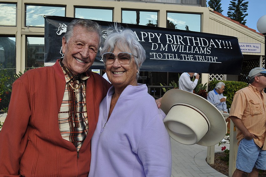 D.M. Williams with former commissioner and good friend Joan Webster