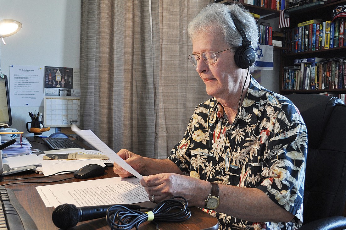 "Even now when I listen to my voice I donÃ¢â‚¬â„¢t hear anything special," said Greenbrook resident Ron Babcock, who now narrates audio books for a living. "I think most folks are like that."
